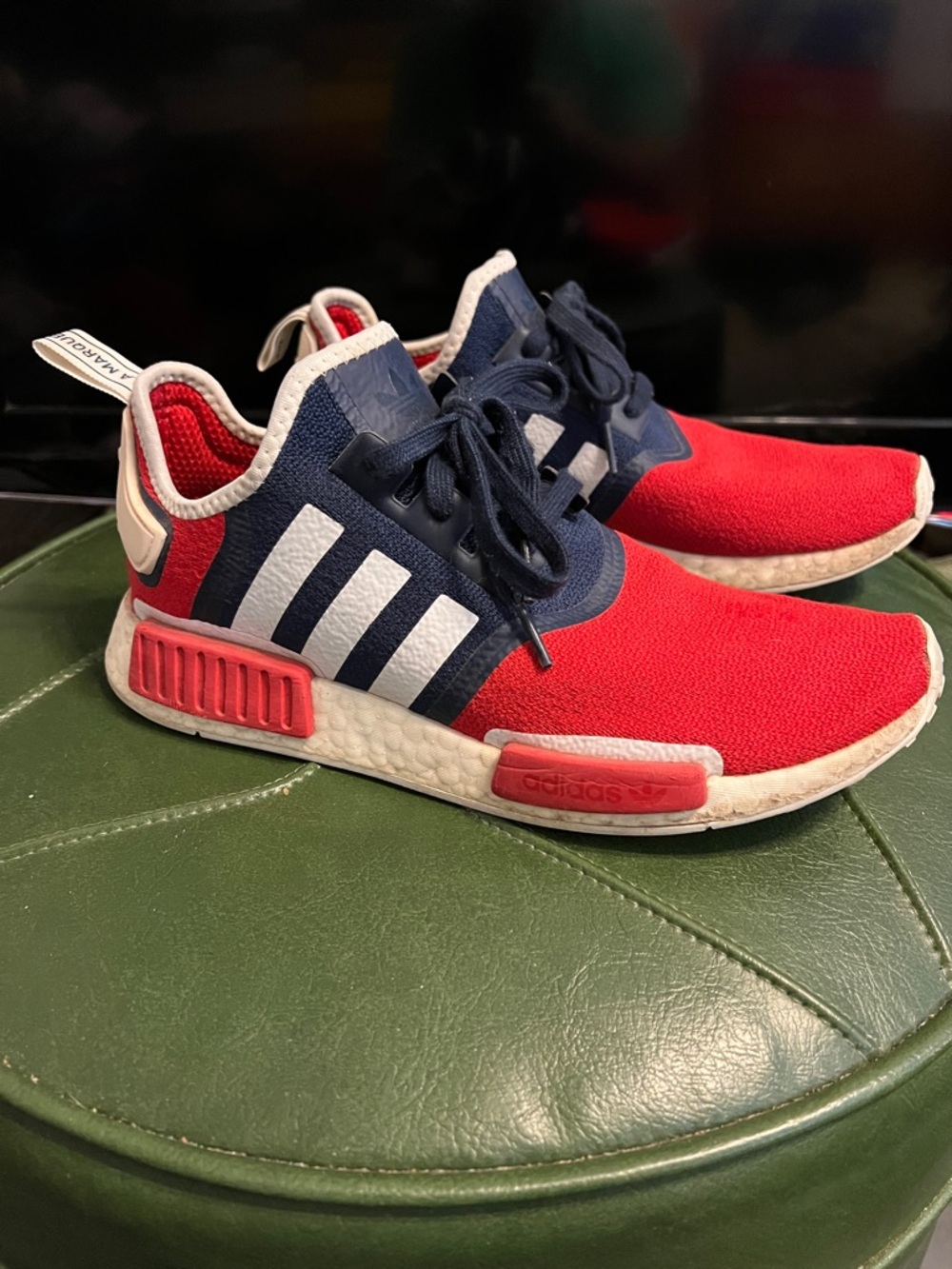 ADIDAS NMD R1 USA EDITION SNEAKERS SIZE 10